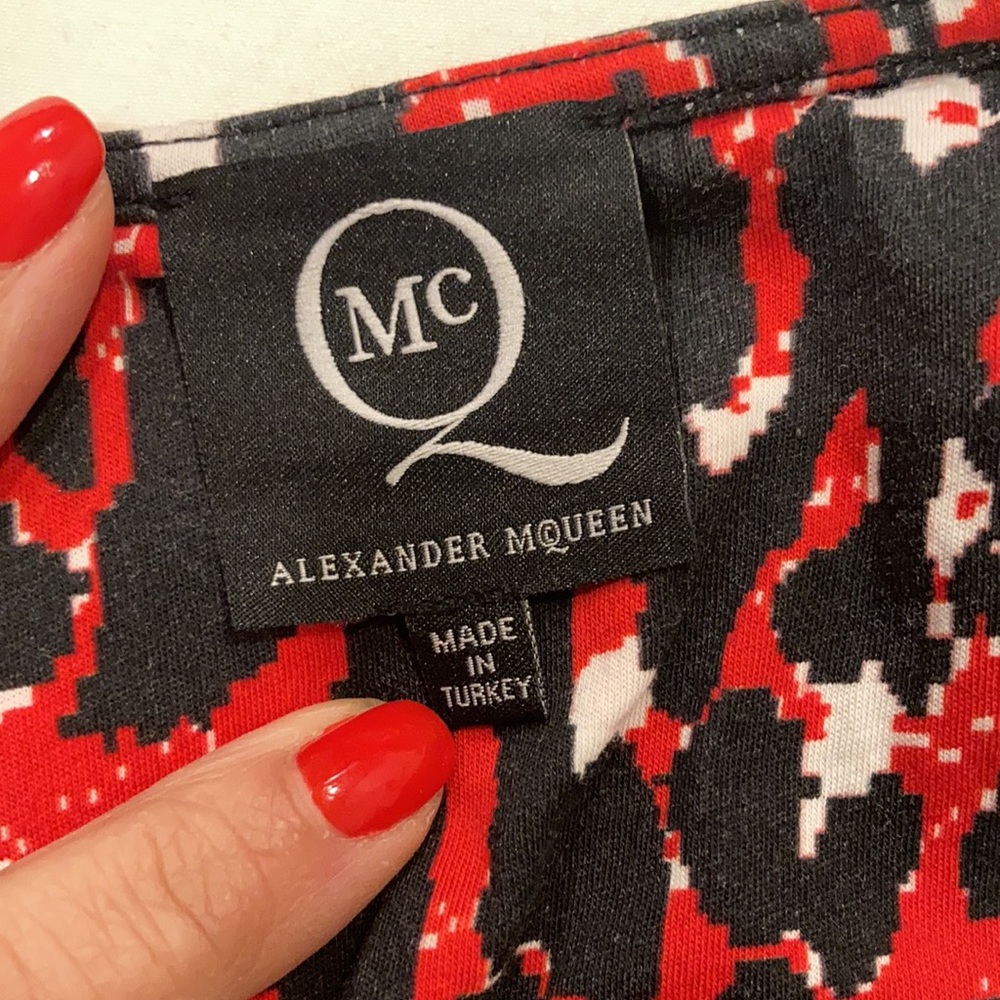 Authentic Alexander Mqueen silk and knit tank top❤️